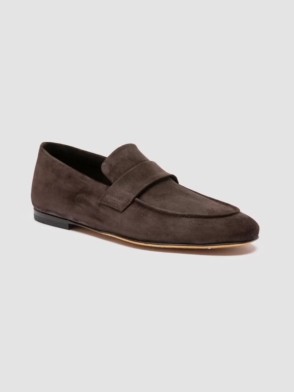 airto_001__brown_suede_loafers_97630.webp Officine Creative Suede Selection | Icons>AIRTO 001 - Brown Suede Loafers TESTA DI MORO