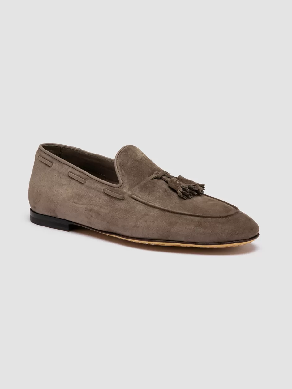 airto_013__taupe_suede_tassel_loafers_97600.webp Officine Creative Suede Selection | Icons>AIRTO 013 - Taupe Suede Tassel Loafers OTTER