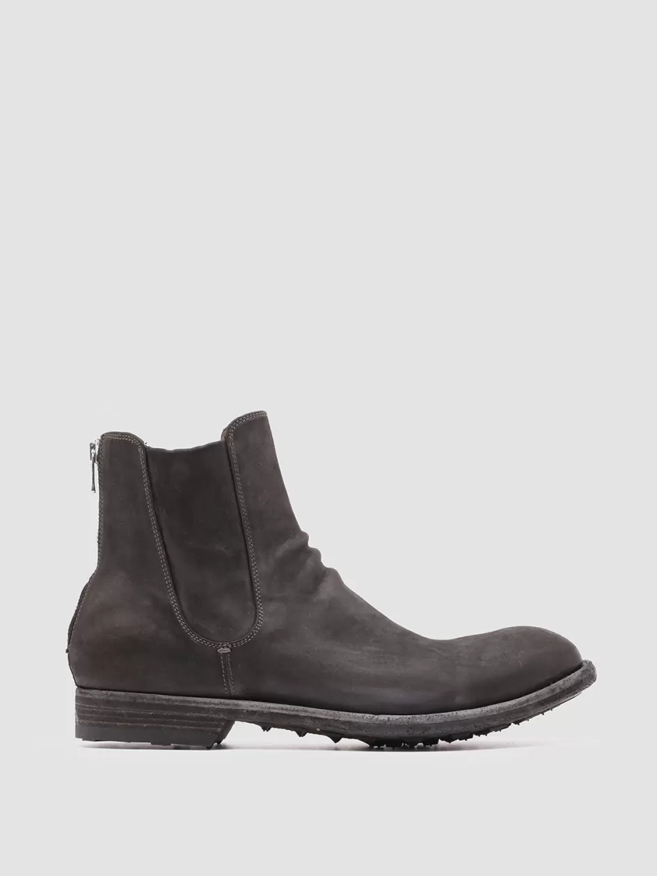 Officine Creative Ankle Boots>ARBUS 021 - Grey Leather Chelsea Boots MAGNETE