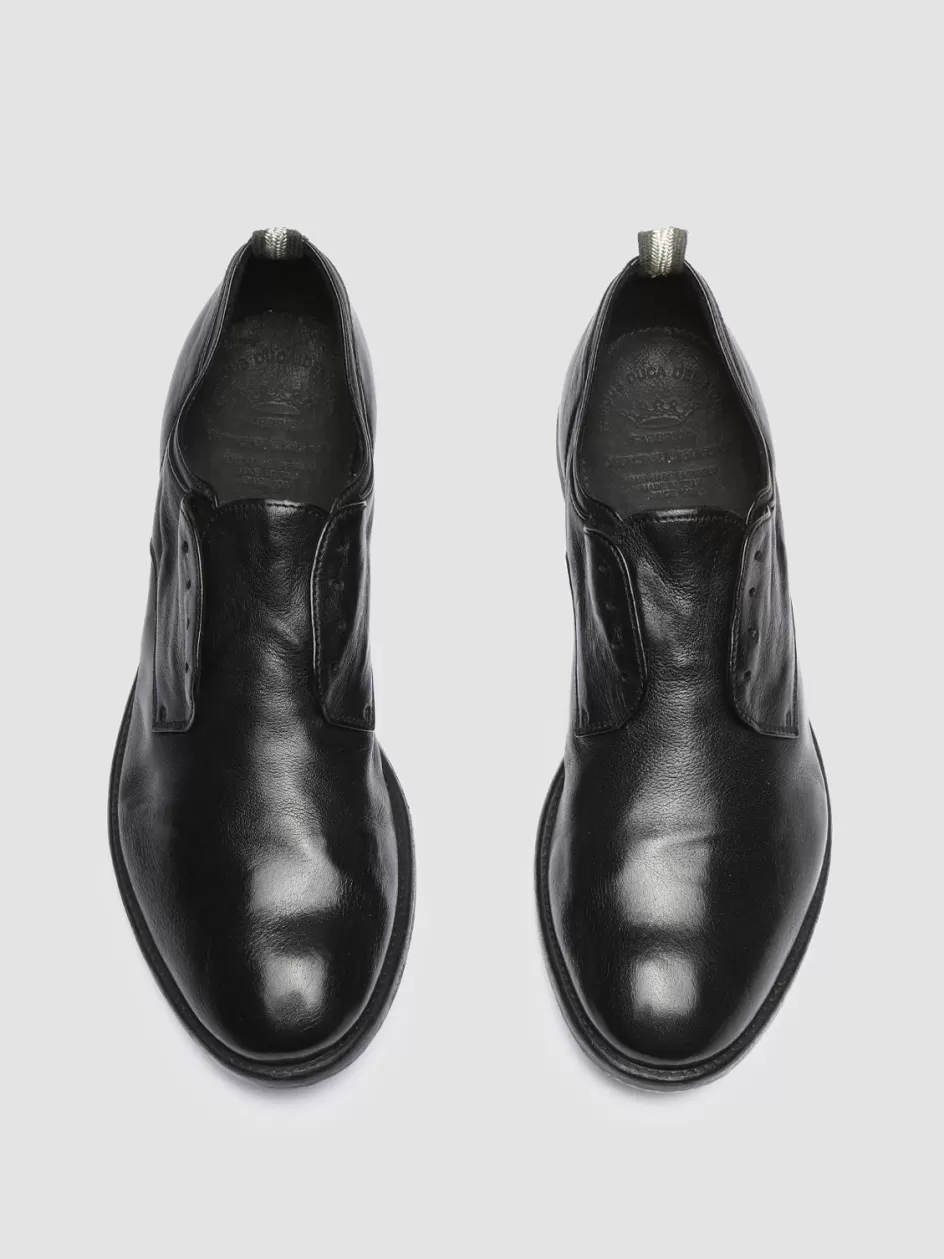 Officine Creative Derbies>ARC 500 - Leather Derby Shoes BLACK