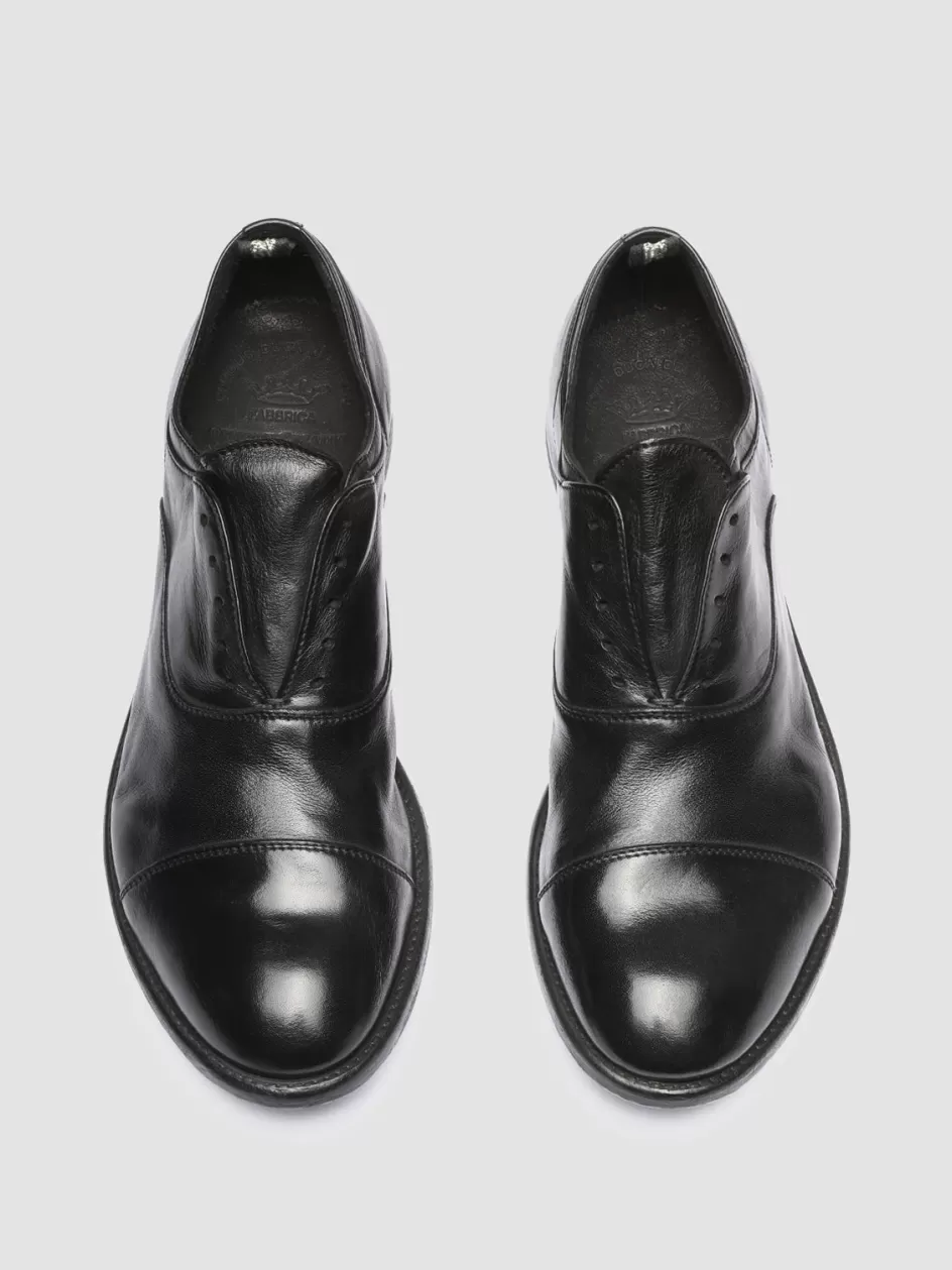 Officine Creative Oxfords | Icons>ARC 501 - Leather Oxford Shoes BLACK