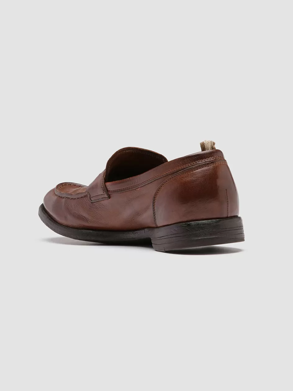 arc_509__brown_leather_penny_loafers_99088.webp Officine Creative Icons | Loafers>ARC 509 - Brown Leather Penny Loafers CIGAR