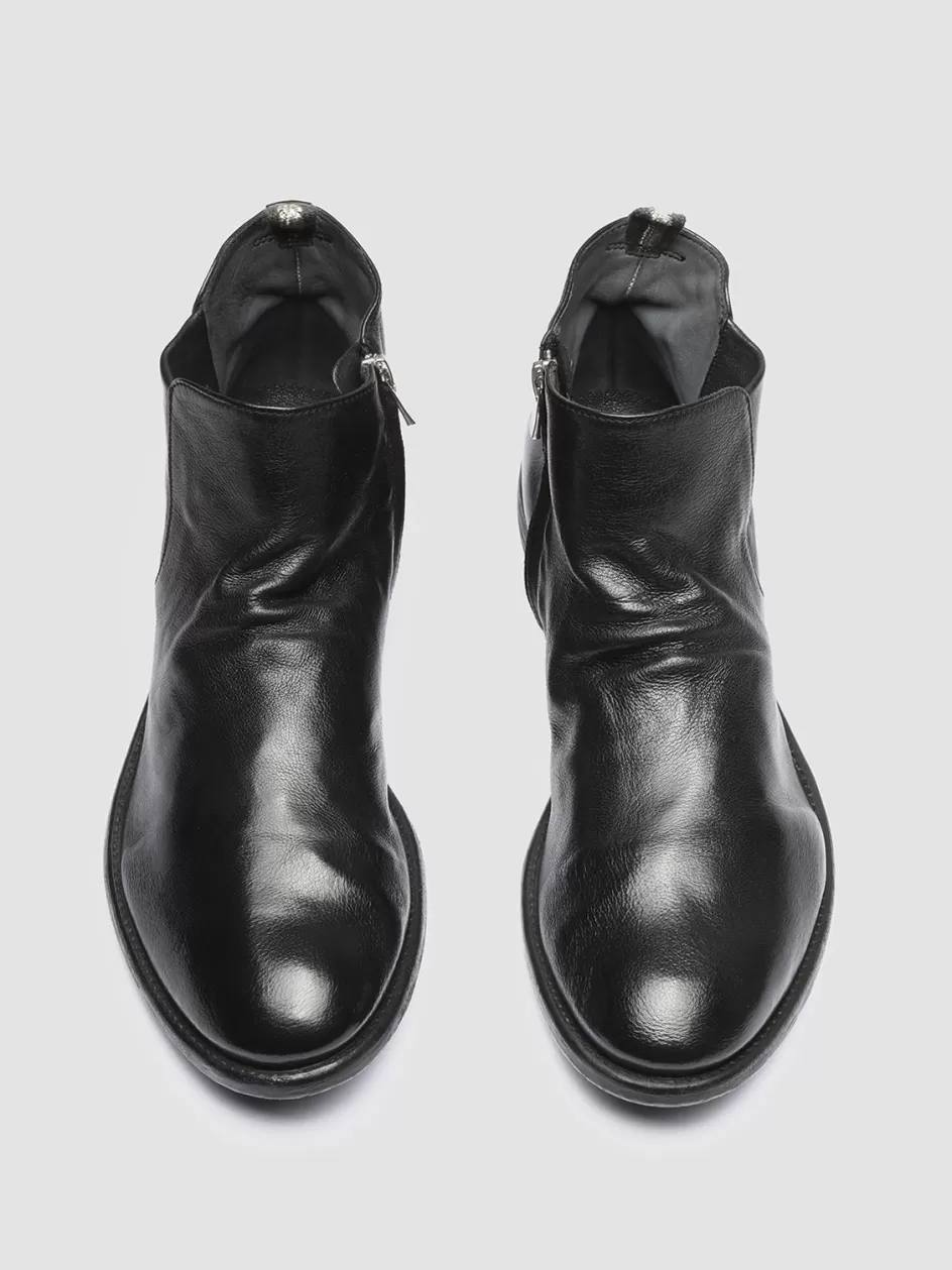 Officine Creative Ankle Boots>ARC 514 - Leather Boots BLACK