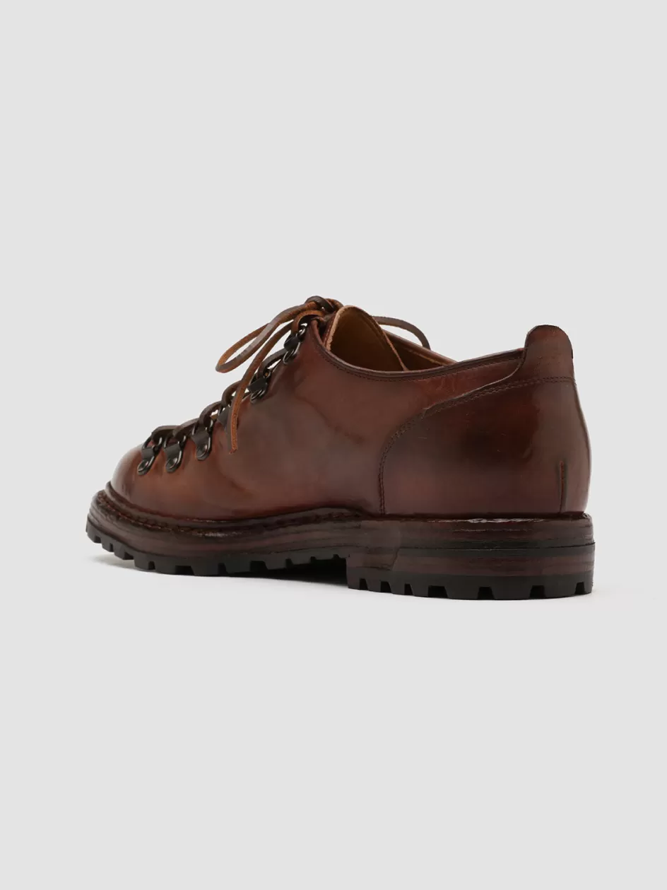 artik_003__brown_leather_hiking_shoes_98493.webp Officine Creative Derbies | Formal Shoes>ARTIK 003 - Brown Leather Hiking Shoes TAN