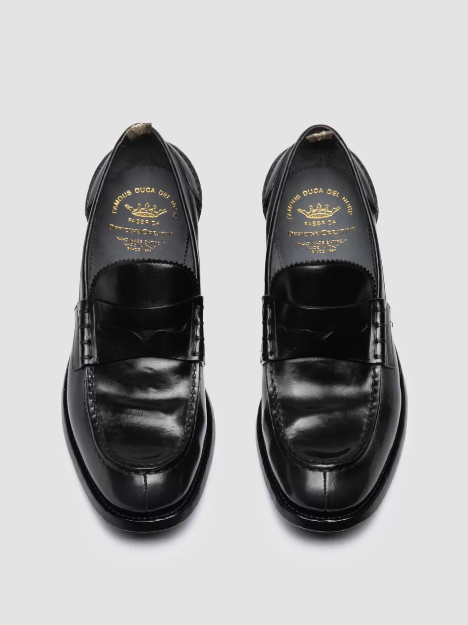 Officine Creative Loafers>BALANCE 017 - Blue Penny Leather Loafers SUPERNERO