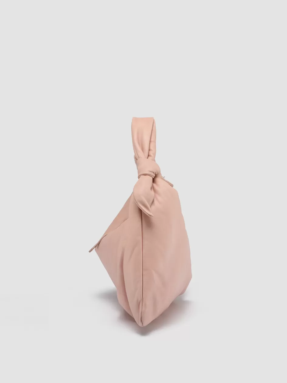 bolina_029__rose_leather_hobo_bag_106427.webp Officine Creative Bags>BOLINA 029 - Rose Leather Hobo Bag ROSE CLOUD