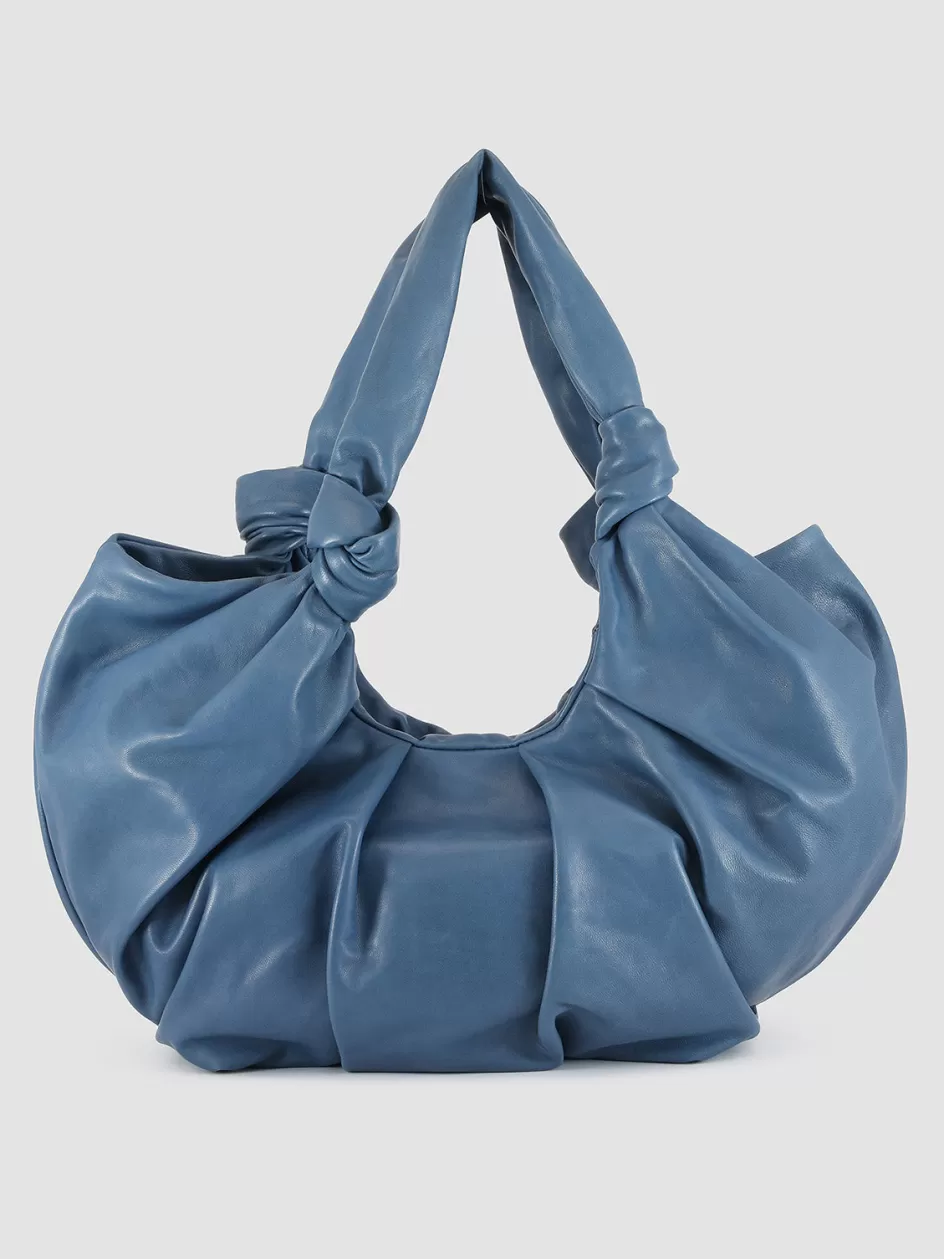 Officine Creative Bags>BOLINA 20 - Leather Shoulder Bag BLUE