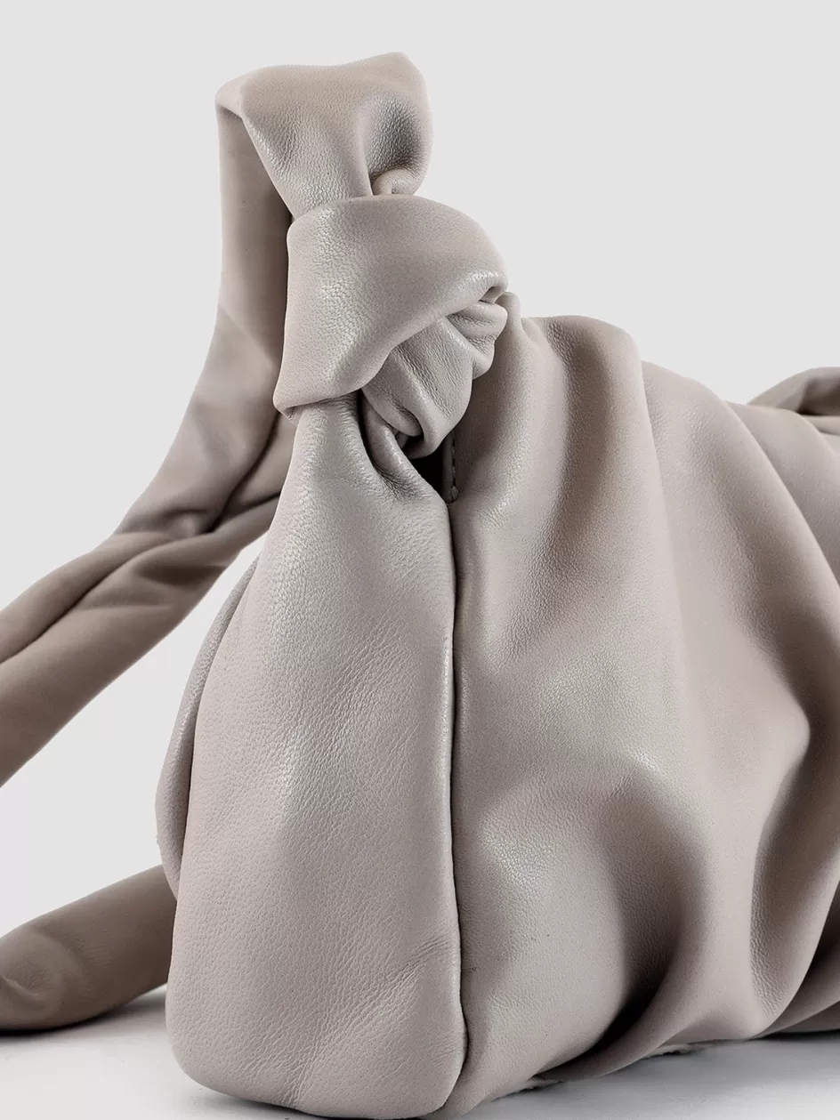 Officine Creative Bags>BOLINA 21 - Leather Shoulder Bag GREY