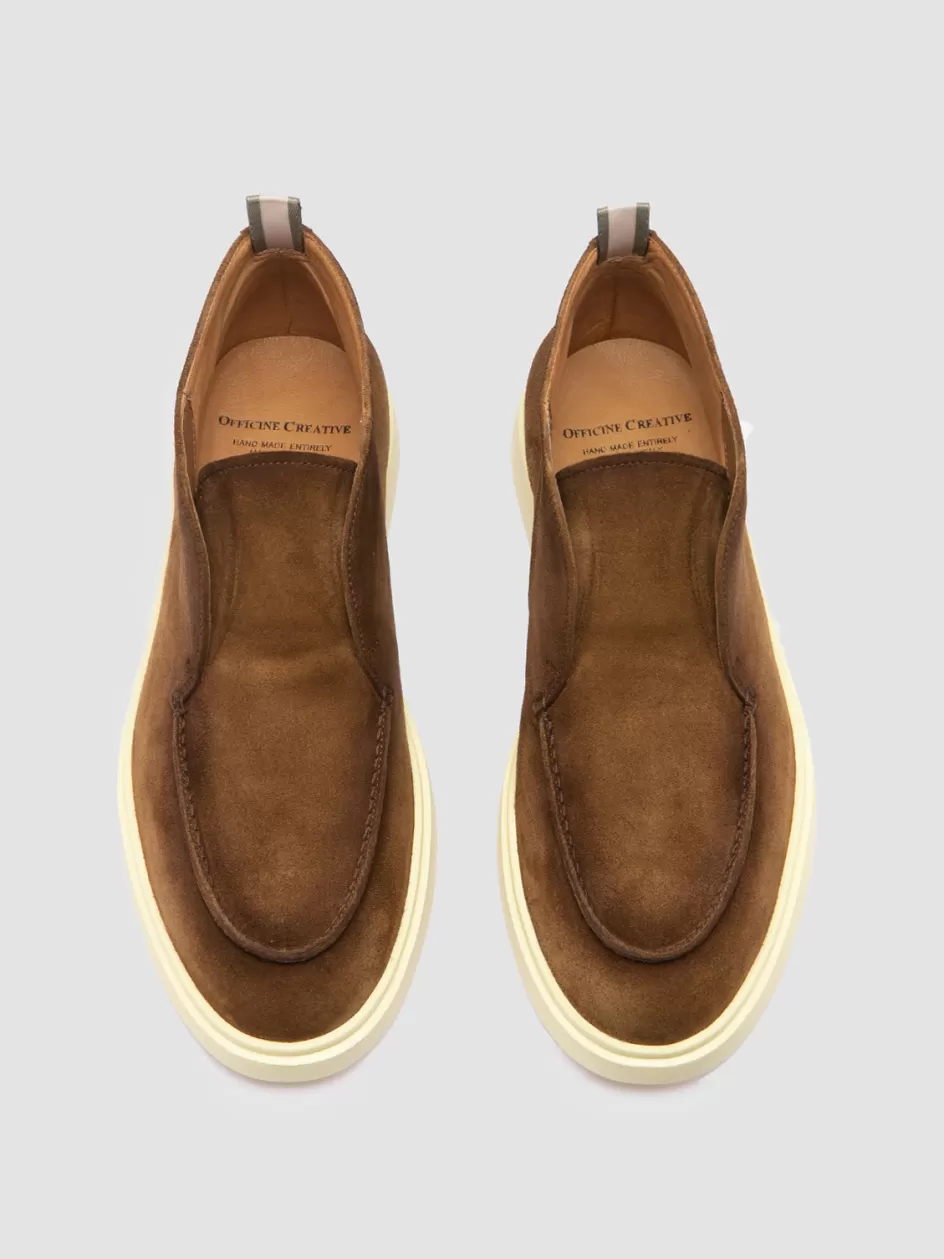 Officine Creative Suede Selection | Icons>BONES 003 - Brown Suede Chukka Boots BIRRA