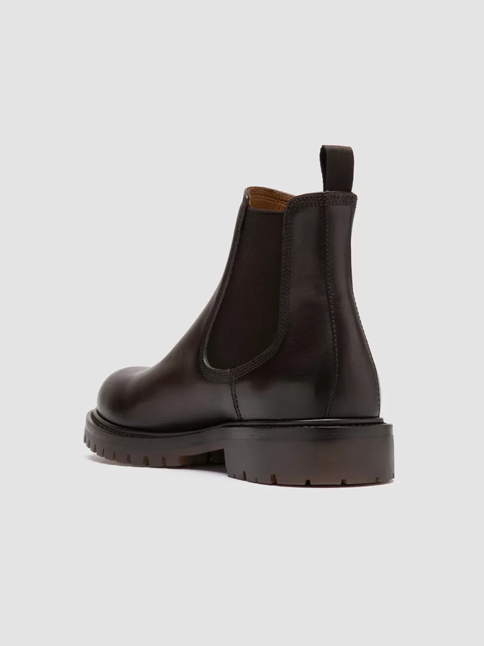 boss_004__brown_leather_chelsea_boots_102420.webp Officine Creative Ankle Boots>BOSS 004 - Brown Leather Chelsea Boots MORO