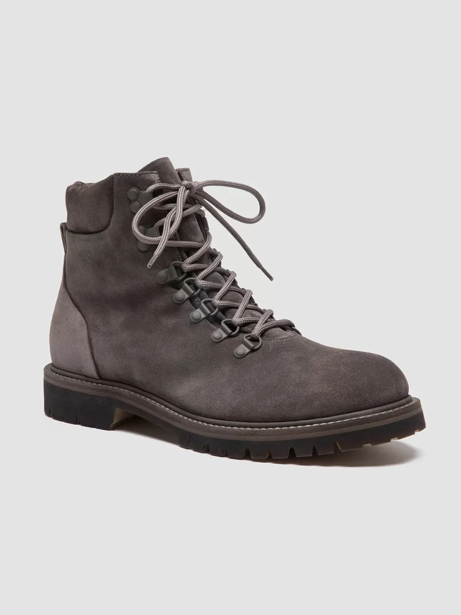 boss_006__grey_suede_lace_up_boots_102396.webp Officine Creative Ankle Boots>BOSS 006 - Suede Lace Up Boots GREY