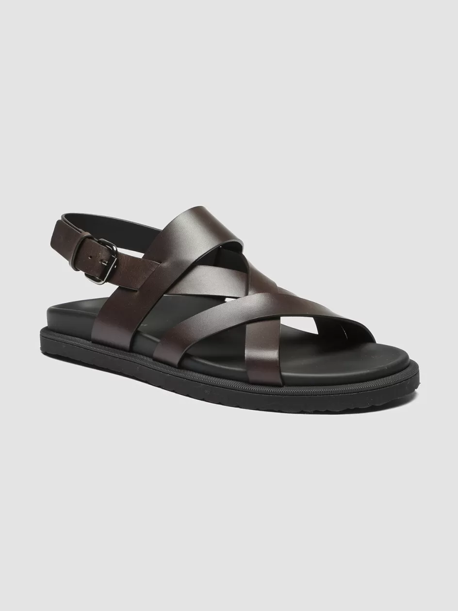 charrat_002__brown_leather_sandals_99166.webp Officine Creative Icons | Sandals>CHARRAT 002 - Brown Leather Sandals EBANO