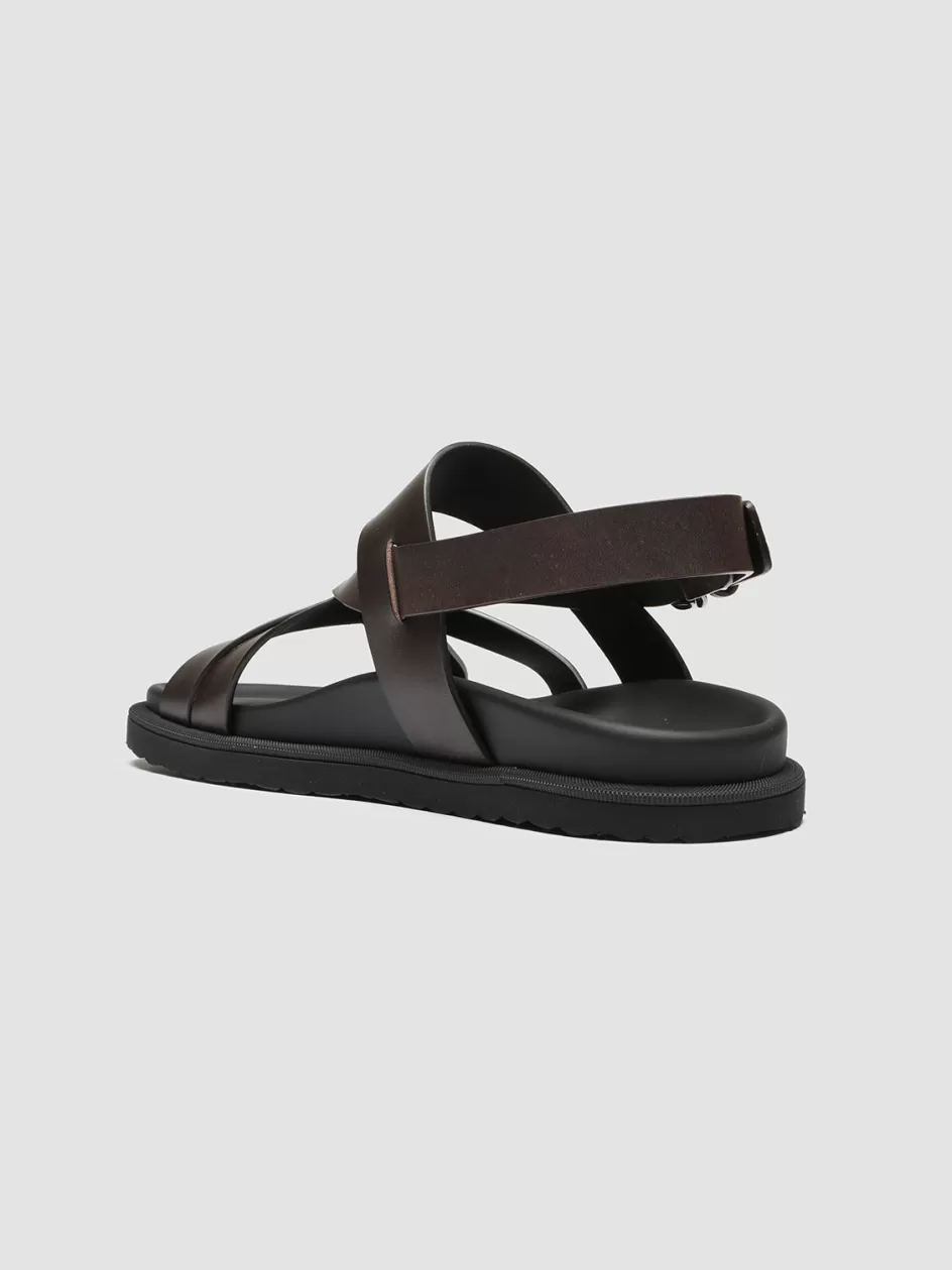 charrat_002__brown_leather_sandals_99167.webp Officine Creative Icons | Sandals>CHARRAT 002 - Brown Leather Sandals EBANO