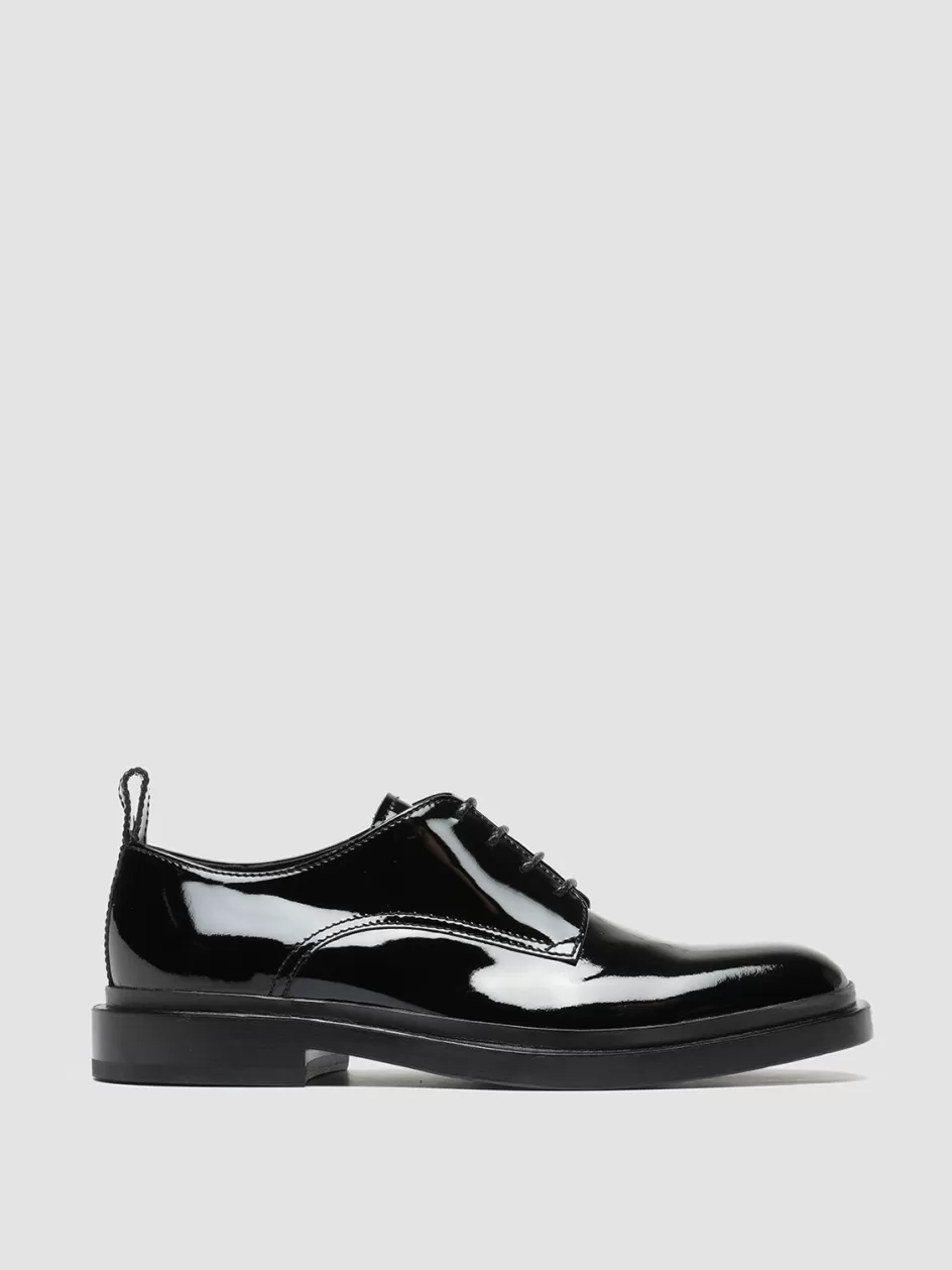 Officine Creative Derbies | Formal Shoes>CONCRETE 003 - Leather Derby Shoes BLACK