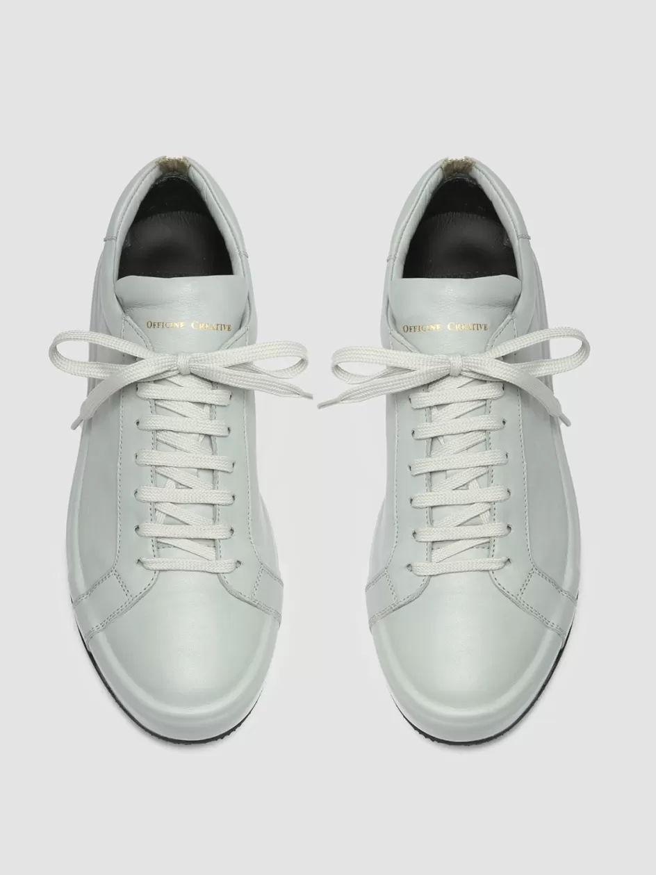 Officine Creative Sneakers>CORE 001 - Grey Leather Sneakers ICEBERG