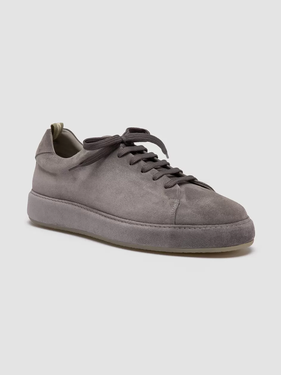 covered_001__grey_suede_low_top_sneakers_97730.webp Officine Creative Suede Selection | Sneakers>COVERED 001 - Grey Suede Low Top Sneakers PIOMBO