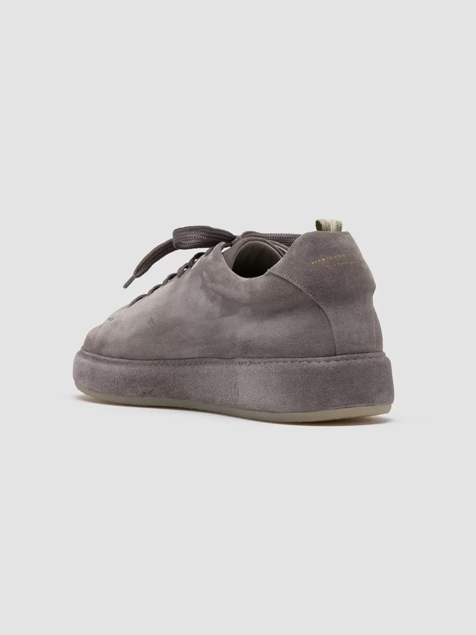 covered_001__grey_suede_low_top_sneakers_97731.webp Officine Creative Suede Selection | Sneakers>COVERED 001 - Grey Suede Low Top Sneakers PIOMBO