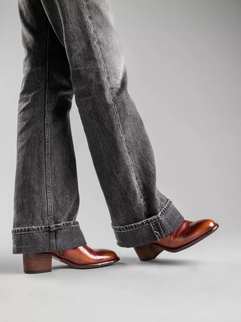 denner_101__burgundy_leather_ankle_boots_102923.webp Officine Creative High Heels Booties | Boots & Booties>DENNER 101 - Burgundy Leather Ankle Boots TOBACCO/BURGUNDY