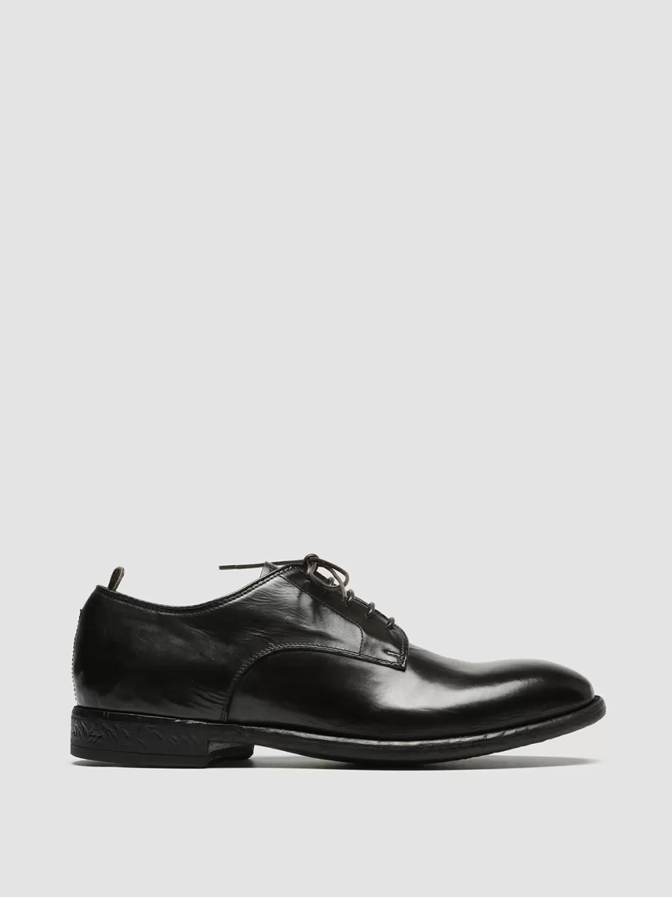 Officine Creative Derbies>EMORY 022 - Brown Leather Derby Shoes EBANO