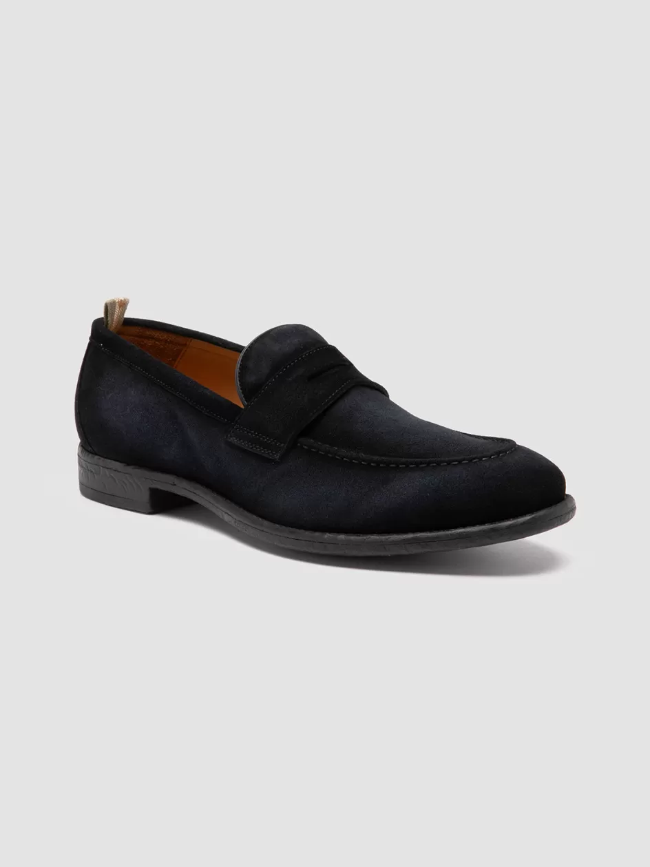 emory_024__blue_suede_loafers_101219.webp Officine Creative Loafers>EMORY 024 - Suede Loafers BLUE