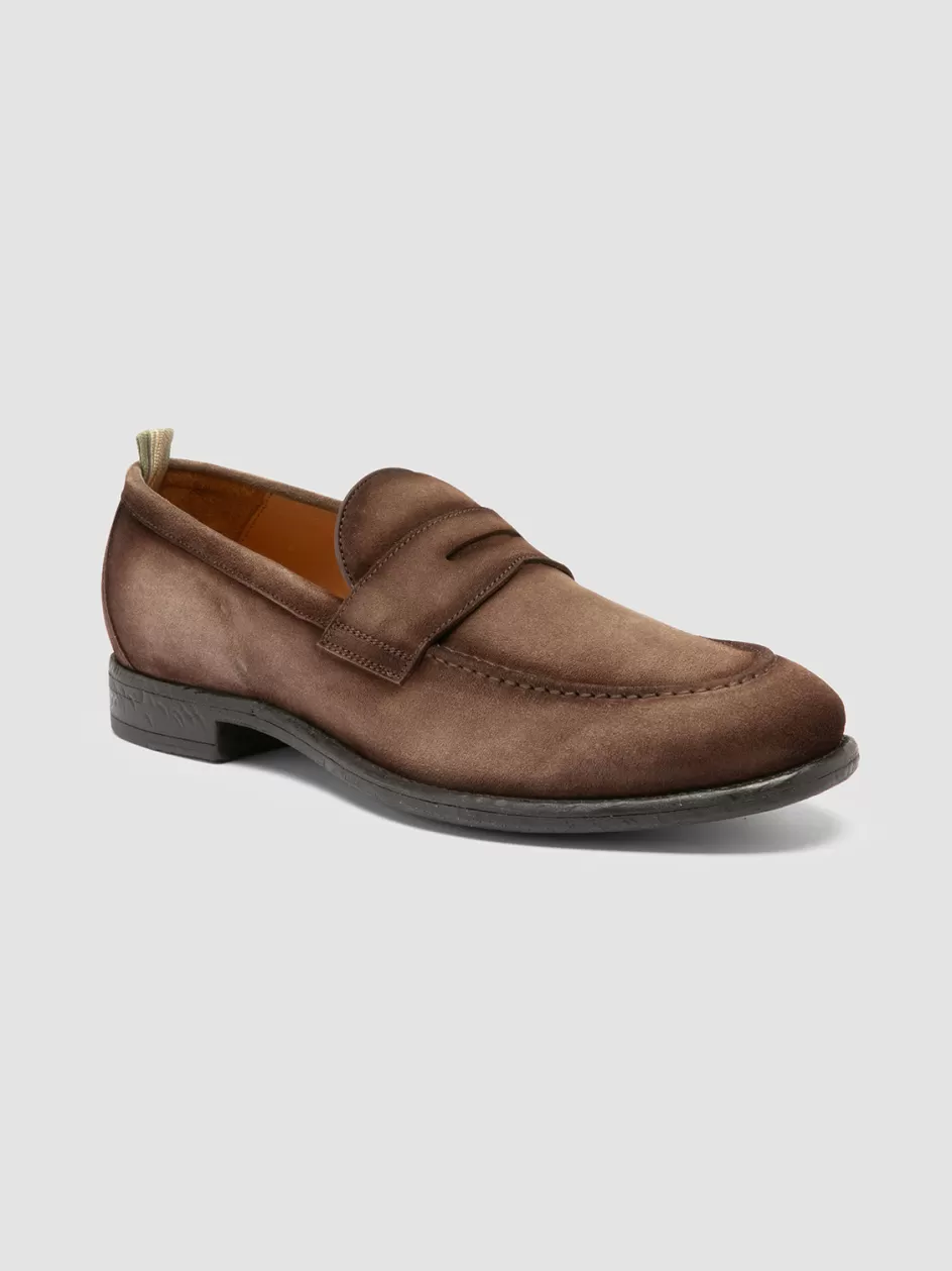 emory_024__brown_suede_loafers_101192.webp Officine Creative Loafers>EMORY 024 - Suede Loafers BROWN