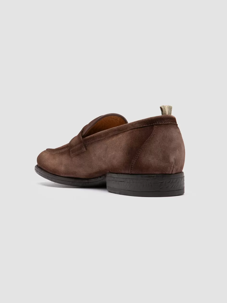 emory_024__brown_suede_loafers_101193.webp Officine Creative Loafers>EMORY 024 - Suede Loafers BROWN
