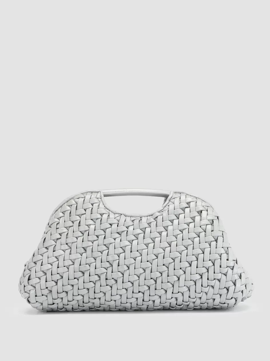 Officine Creative Bags>HELEN 08 - Leather Clutch Bag GREY