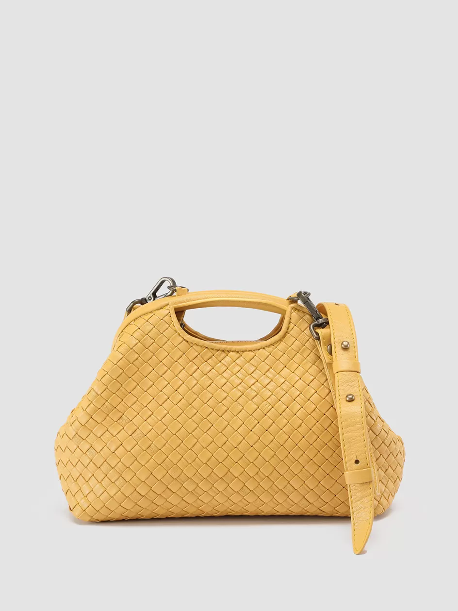 Officine Creative Bags>HELEN 12 - Leather Hand Bag YELLOW