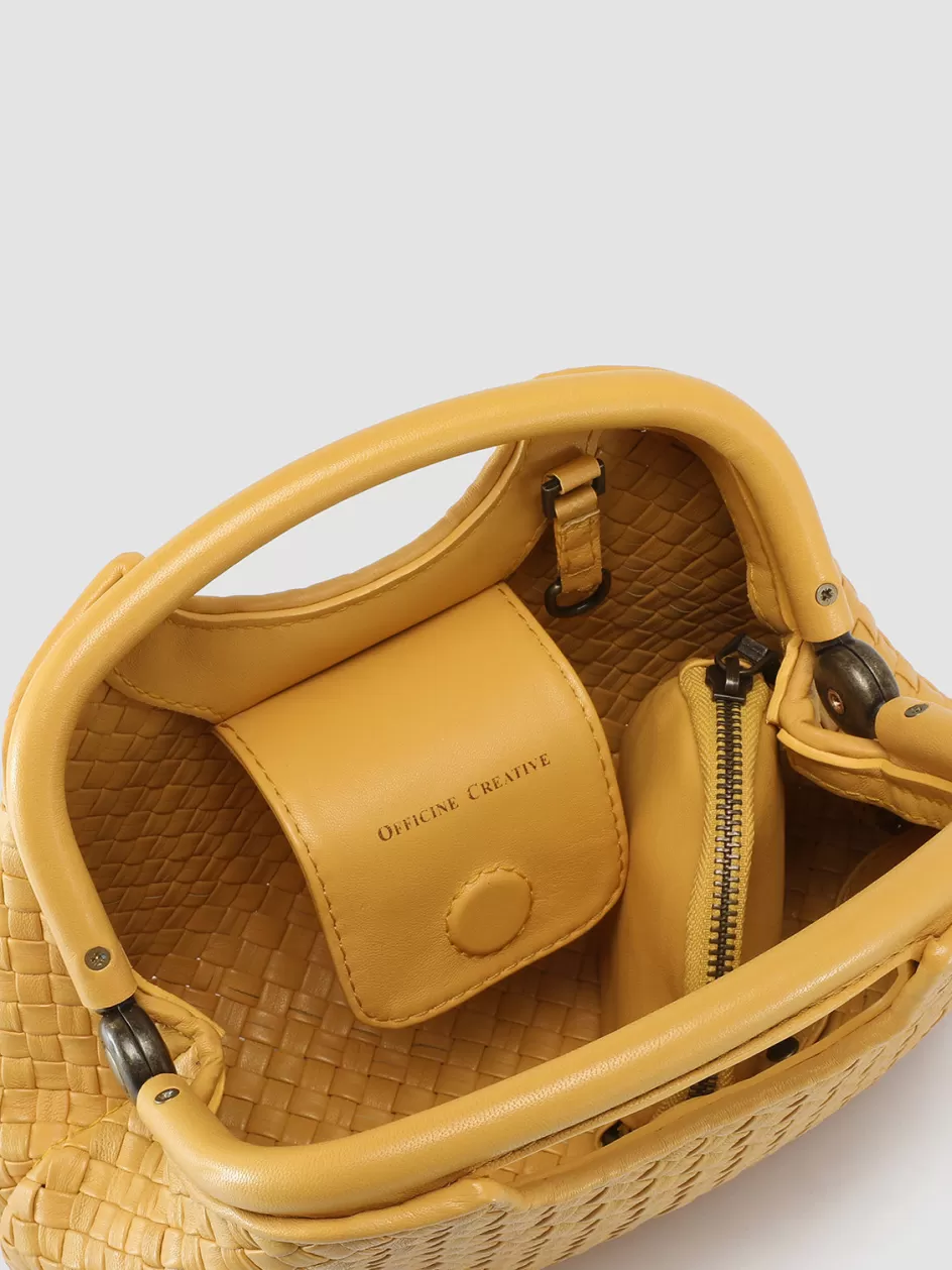 helen_12__yellow_leather_hand_bag_105158.webp Officine Creative Bags>HELEN 12 - Leather Hand Bag YELLOW