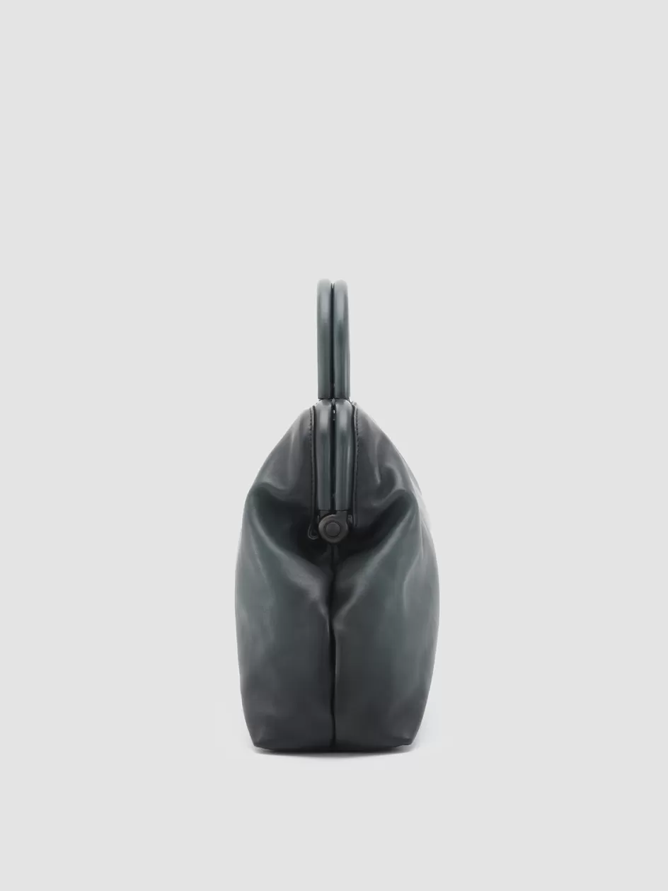 helen_16__green_leather_handle_bag_105145.webp Officine Creative Bags>HELEN 16 - Leather Handle Bag GREEN