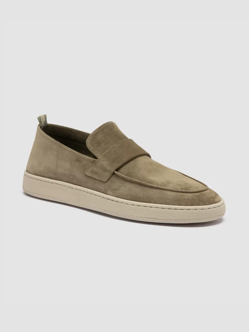 herbie_001__taupe_suede_penny_loafers_97288.webp Officine Creative Sustainable Sneakers | Icons>HERBIE 001 - Taupe Suede Penny Loafers LEAD