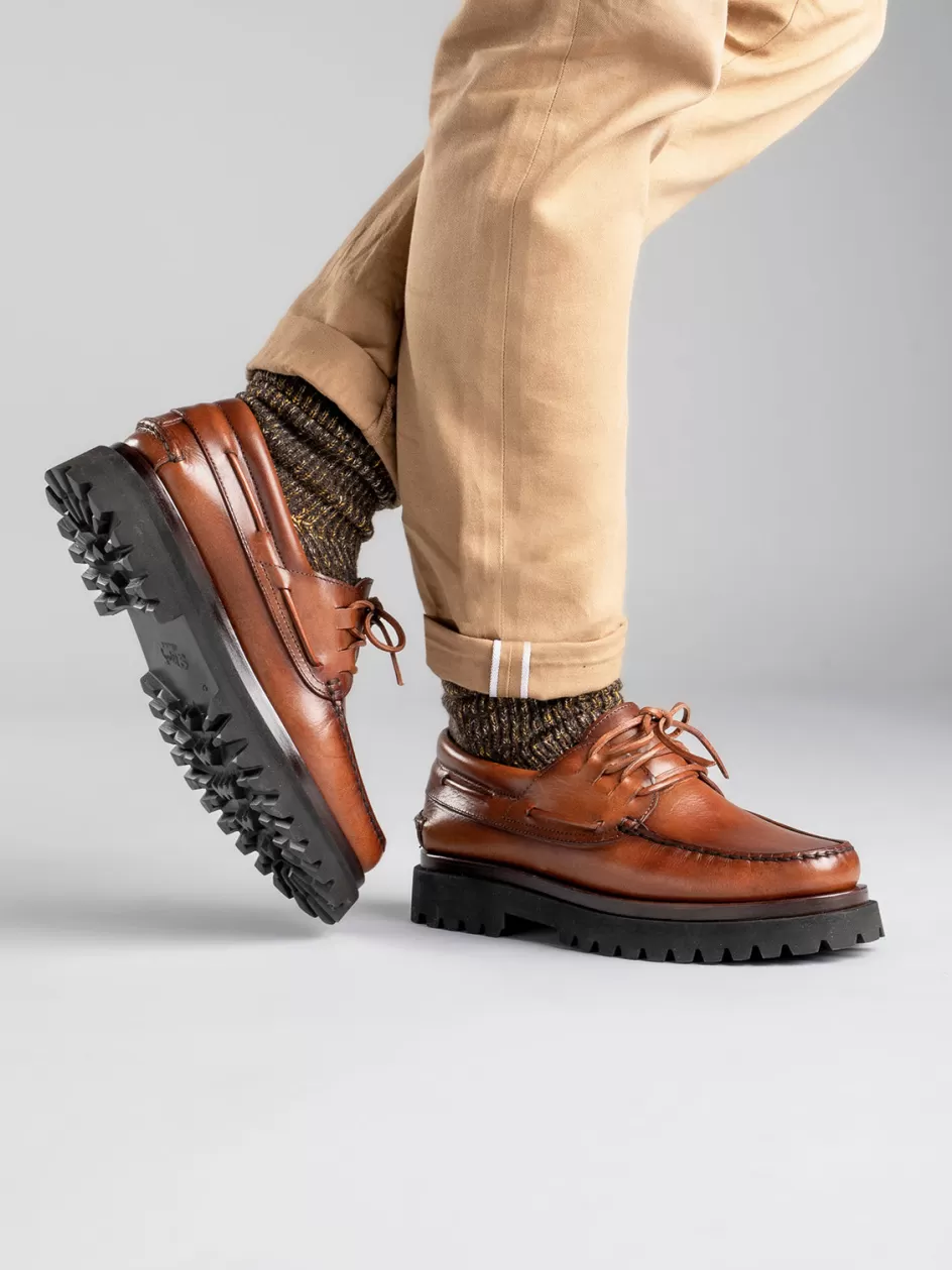 heritage_001__black_lug_sole_leather_moccasins_101517.webp Officine Creative Formal Shoes>HERITAGE 001 - Lug Sole Leather Moccasins BLACK