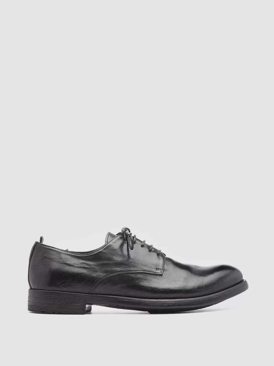 Officine Creative Derbies | Formal Shoes>HIVE 008 - Leather Derby Shoes BLACK