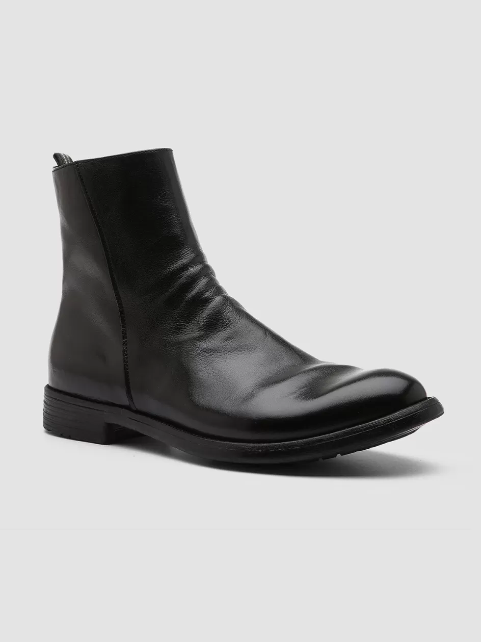 hive_010__black_leather_boots_101904.webp Officine Creative Ankle Boots>HIVE 010 - Leather Boots BLACK