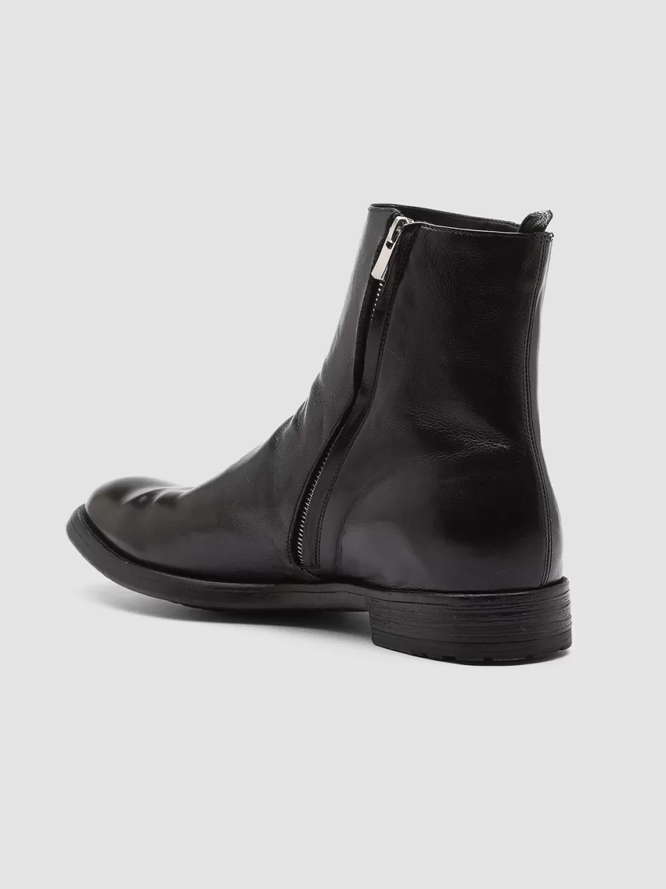 hive_010__black_leather_boots_101905.webp Officine Creative Ankle Boots>HIVE 010 - Leather Boots BLACK