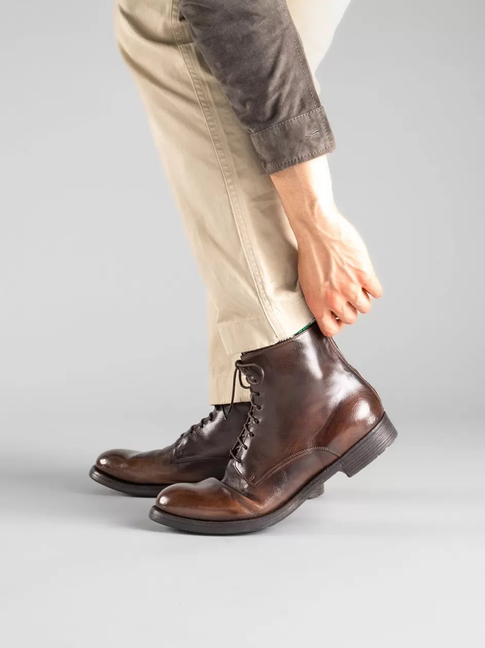 hive_016__brown_leather_boots_101860.webp Officine Creative Ankle Boots>HIVE 016 - Brown Leather Boots LIGHT BROWN