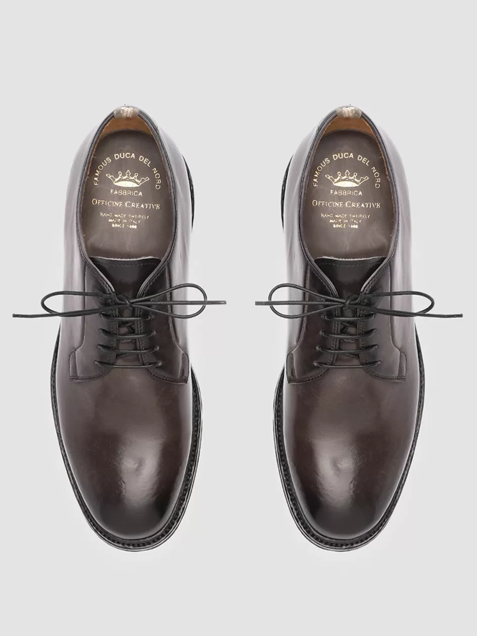 Officine Creative Derbies | Formal Shoes>HOPKINS 003 - Leather Derby Shoes GREY