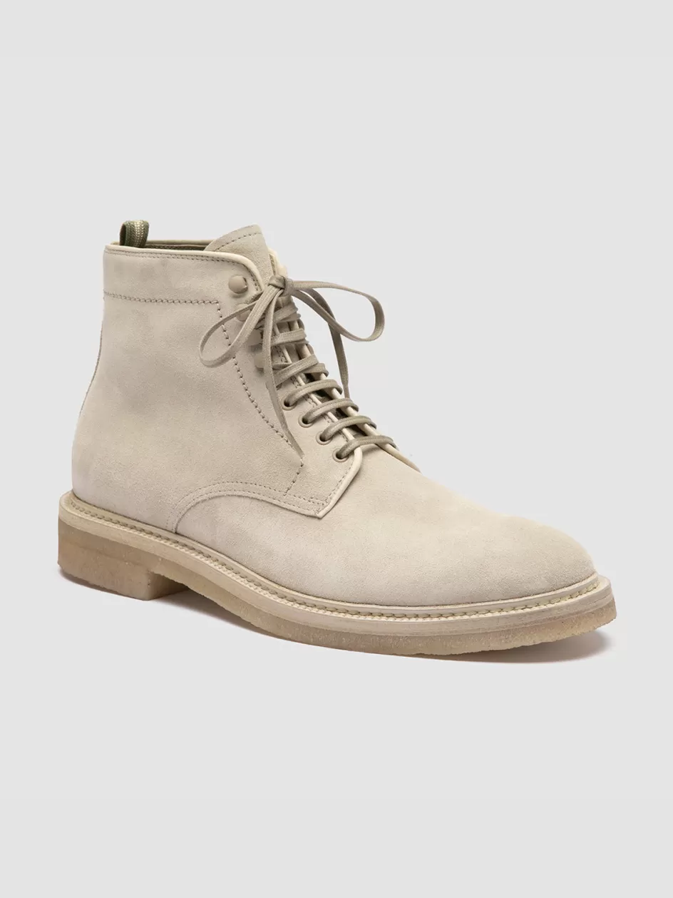 hopkins_crepe_116__ivory_suede_lace_up_boots_98897.webp Officine Creative Icons | Ankle Boots>HOPKINS CREPE 116 - Ivory Suede Lace Up Boots CREAM