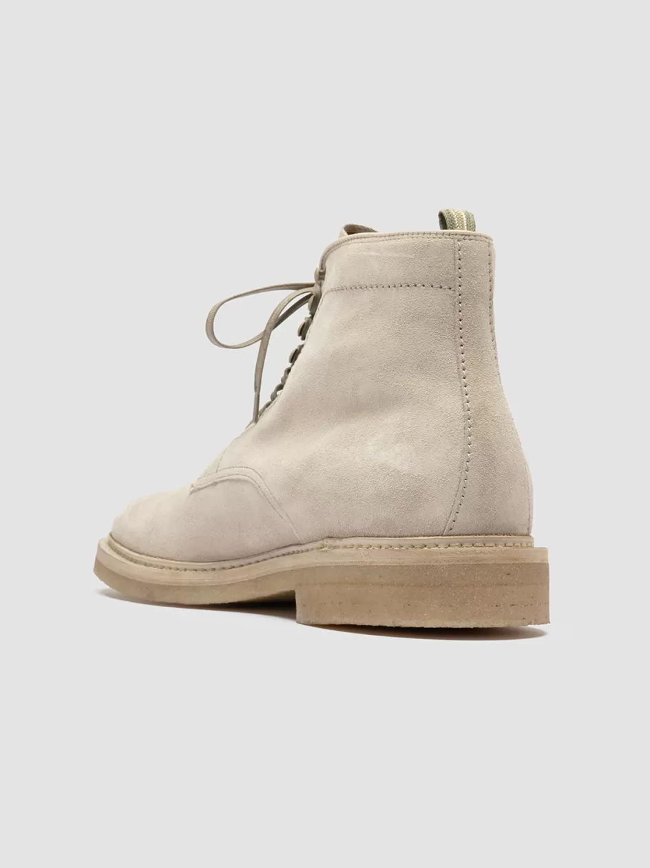 hopkins_crepe_116__ivory_suede_lace_up_boots_98899.webp Officine Creative Icons | Ankle Boots>HOPKINS CREPE 116 - Ivory Suede Lace Up Boots CREAM