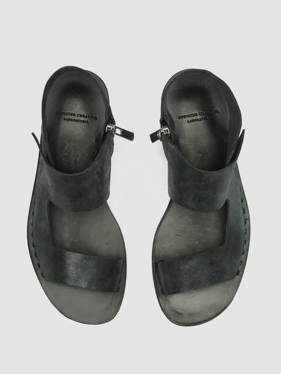 Officine Creative Sandals>ITACA 039 - Leather Sandals BLACK