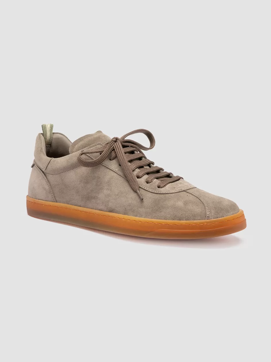 karma_015__taupe_suede_low_top_sneakers_97324.webp Officine Creative Sustainable Sneakers | Sneakers>KARMA 015 - Taupe Suede Low Top Sneakers QUARZO