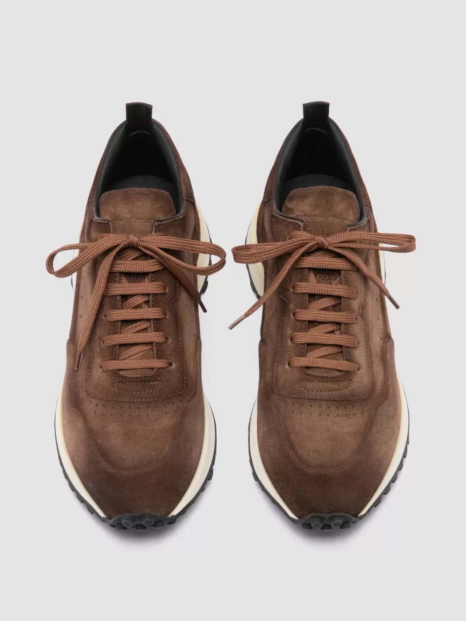 Officine Creative Sneakers>KEYNES 001 - Suede Sneakers TAUPE