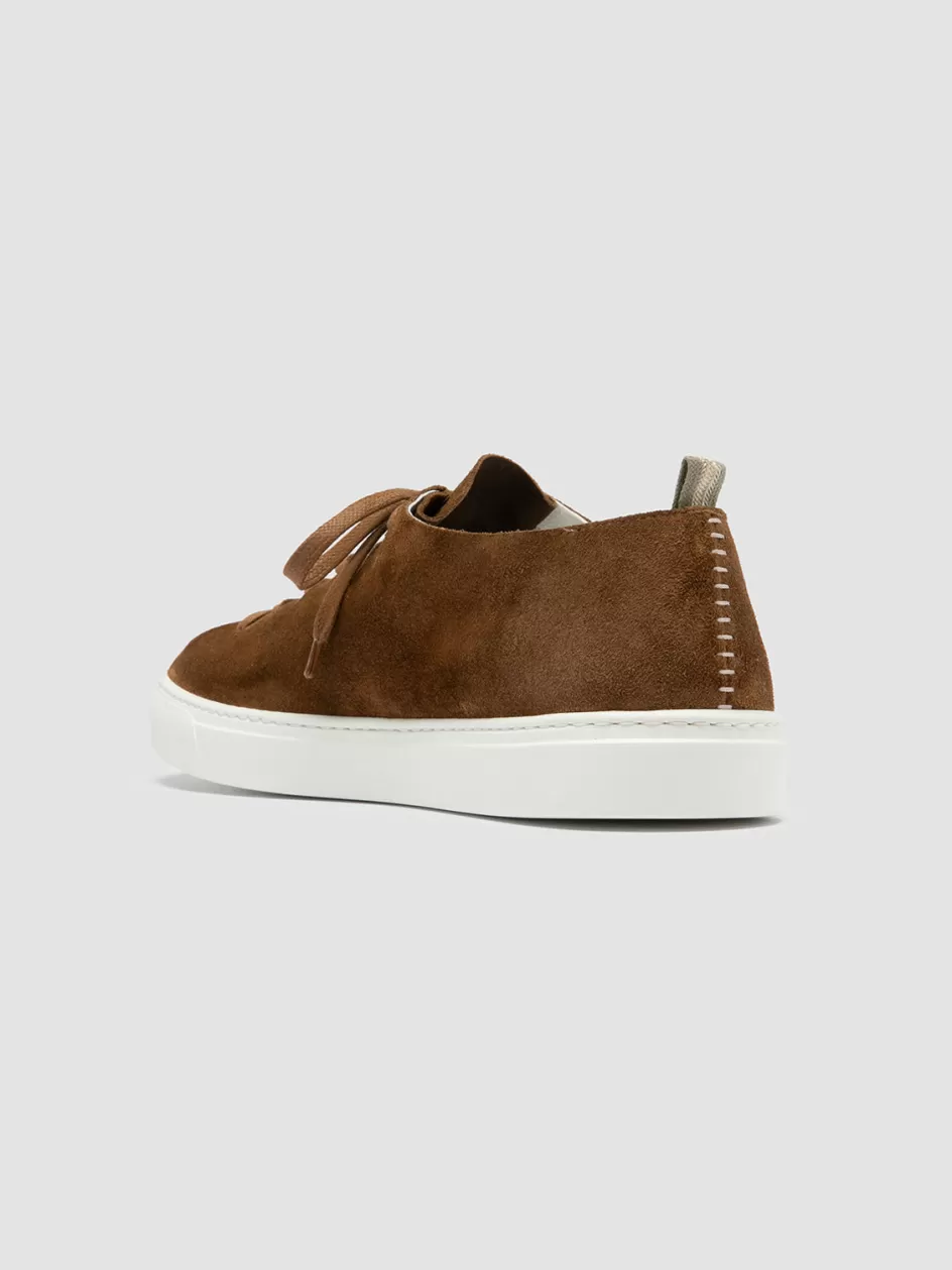 leggera_001__brown_suede_low_top_sneakers_100551.webp Officine Creative Sneakers>LEGGERA 001 - Brown Suede Low Top Sneakers BIRRA