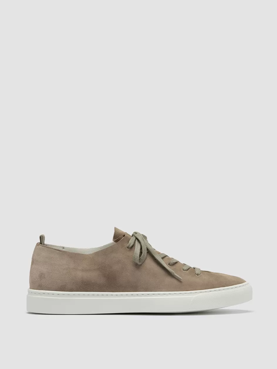 Officine Creative Sneakers>LEGGERA 001 - Suede Low Top Sneakers TAUPE