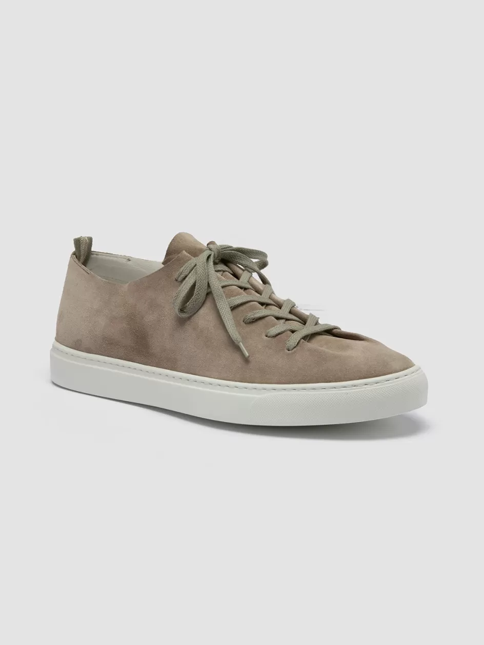 leggera_001__taupe_suede_low_top_sneakers_100528.webp Officine Creative Sneakers>LEGGERA 001 - Suede Low Top Sneakers TAUPE