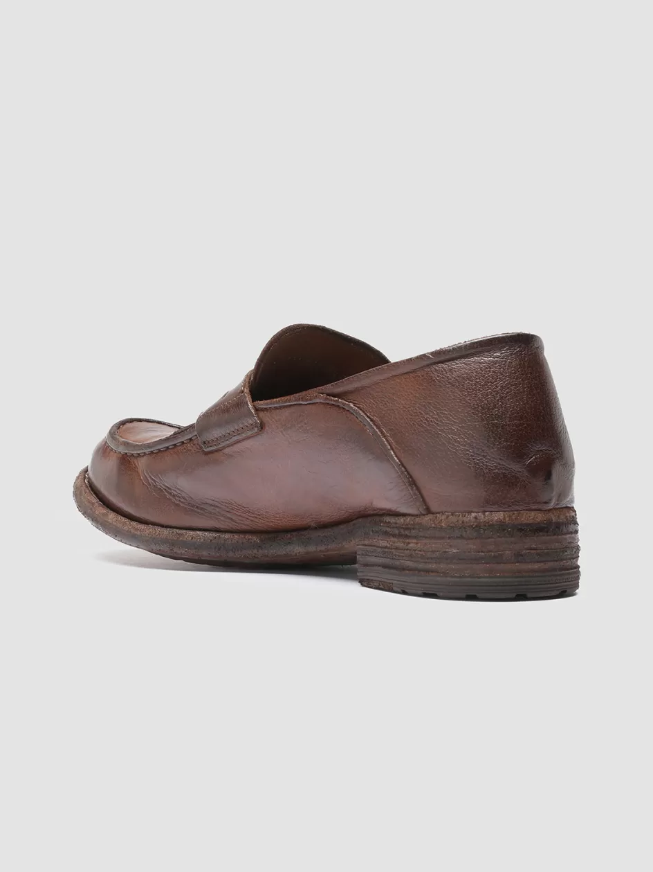 lexikon_140__brown_leather_penny_loafers_104277.webp Officine Creative Icons | Loafers>LEXIKON 140 - Brown Leather Penny Loafers CIGAR
