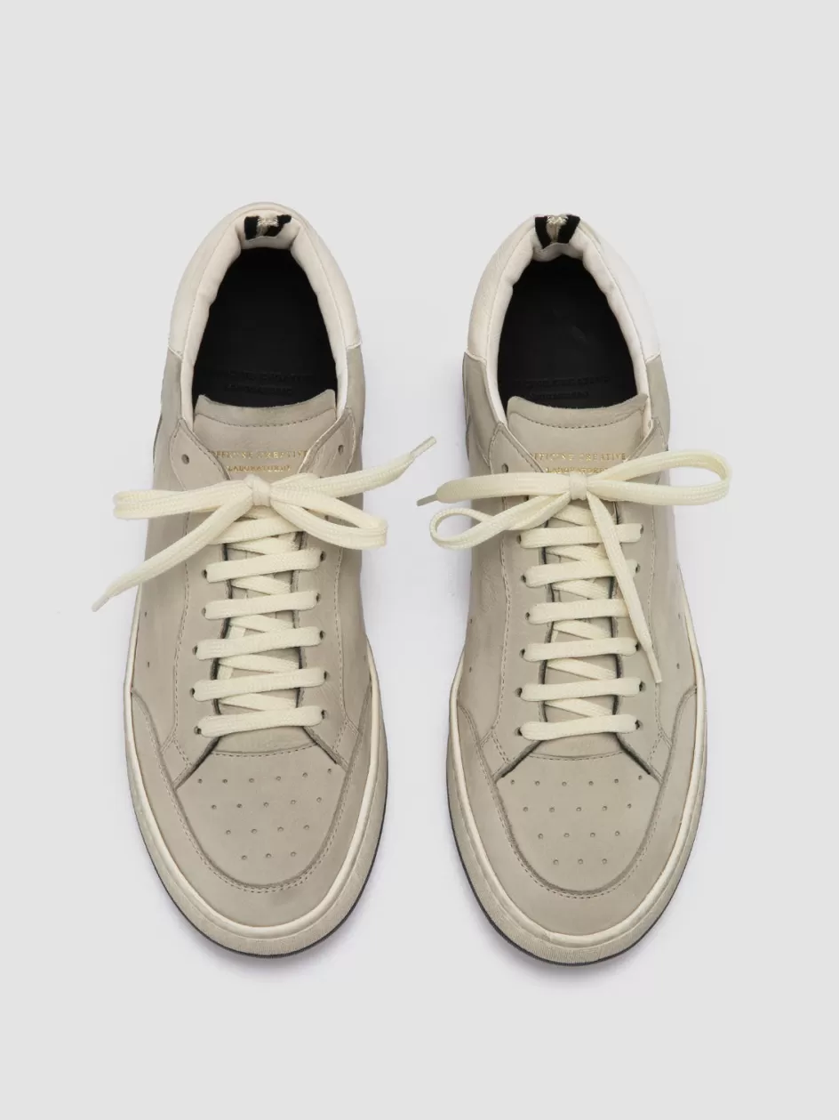 Officine Creative Sustainable Sneakers | Sneakers>MAGIC 002 - Beige Nubuck Low Top Sneakers MULTICOLOR
