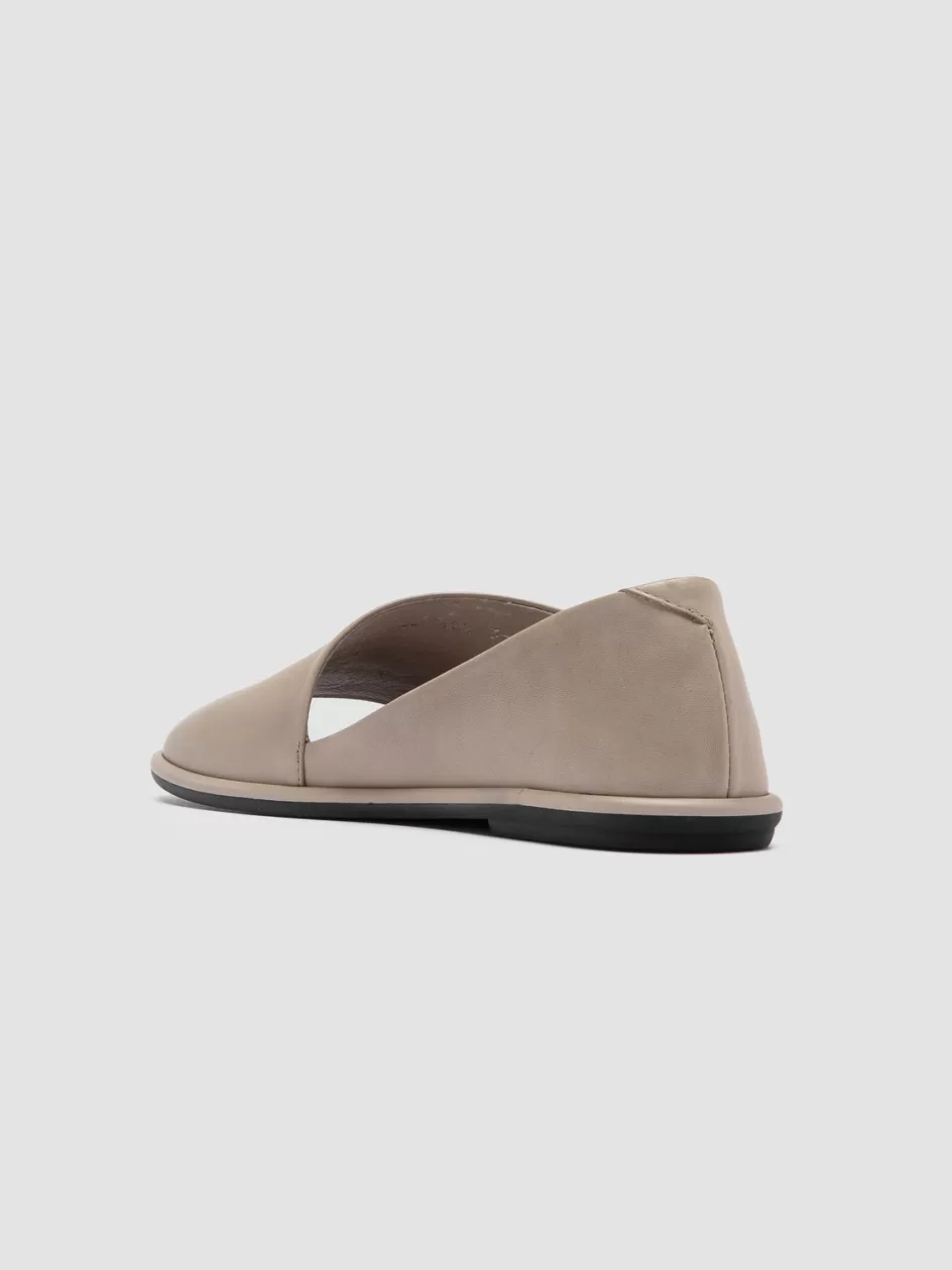mienne_102__taupe_leather_peep_toe_shoes_105464.webp Officine Creative Sandals | Loafers>MIENNE 102 - Leather Peep Toe Shoes TAUPE