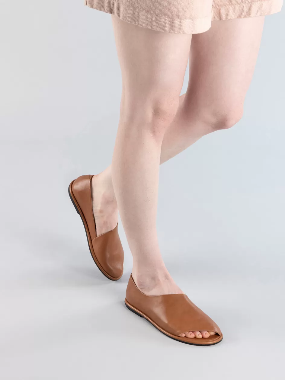 mienne_102__taupe_leather_peep_toe_shoes_105466.webp Officine Creative Sandals | Loafers>MIENNE 102 - Leather Peep Toe Shoes TAUPE