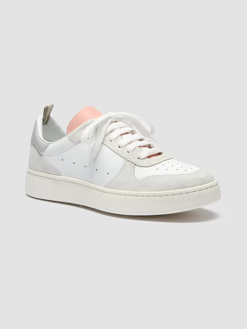 mower_110__white_leather_and_suede_sneakers_105590.webp Officine Creative Sneakers>MOWER 110 - White Leather And Suede Sneakers WHITE/GREY/PINK